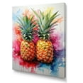 thumbnail image 2 of Designart "Fusion Of Gilded Pineapples" Pineapples Wall Art Living Room, 2 of 7