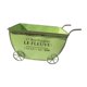 thumbnail image 3 of Carro de flores, carro de metal, jardinera, maceta de metal resistente, jardinera decorativa para Verde, 3 of 8