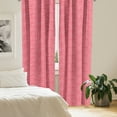 thumbnail image 2 of Ambesonne Pink Zebra Curtains, Wavy Stripes Savannah, Pair of 28"x84", Dark Coral and Pink, 2 of 5