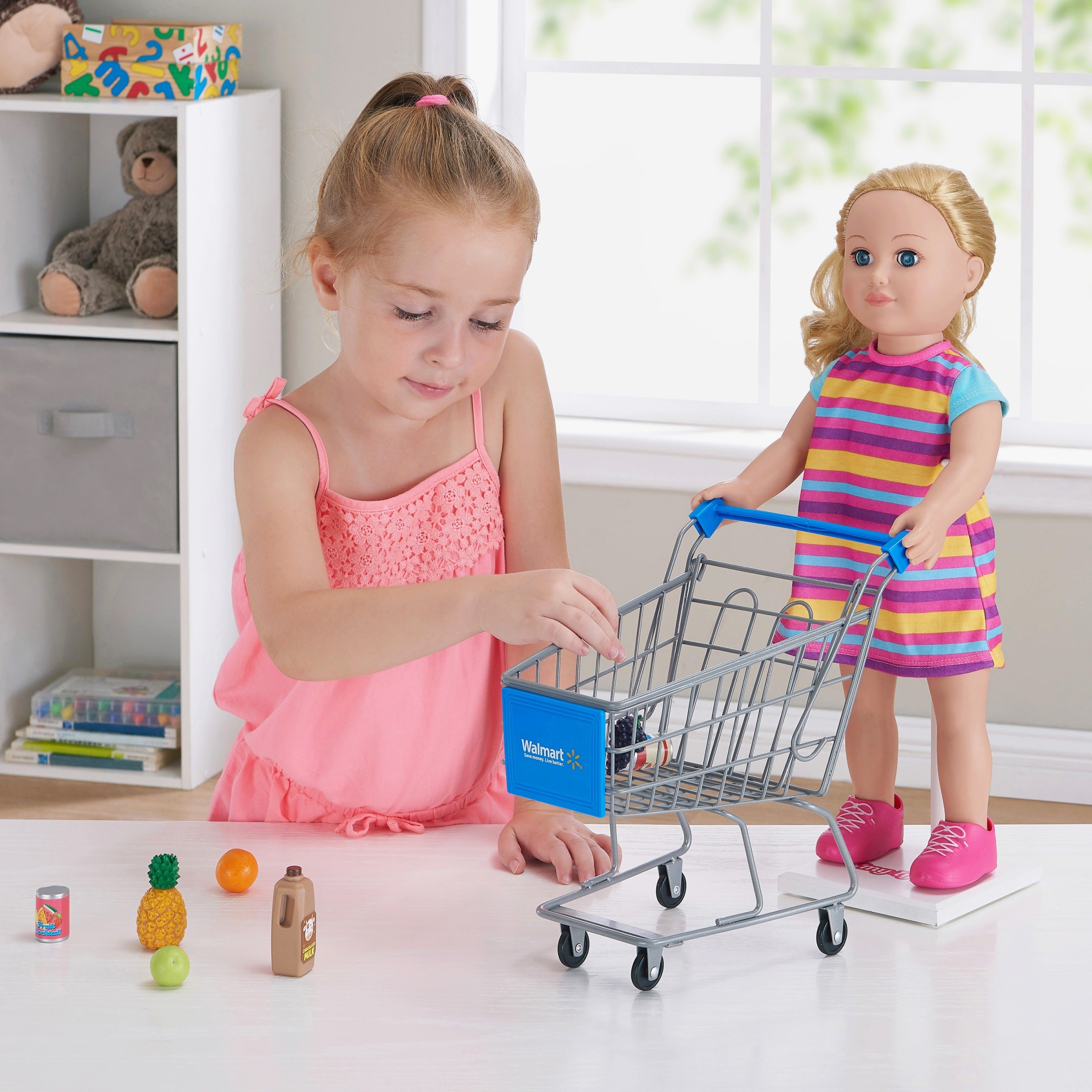 My Life As Shopping Cart, Walmart Logo, Accessory for 18" Dolls - image 2 of 2