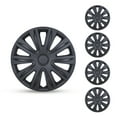 thumbnail image 3 of (4 Pack)13 inch Universal Wheel Rim Cover Hubcaps Snap on Car Truck Fit R13 Tire-Black Matte, 3 of 9