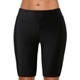 thumbnail image 4 of Icvfdpl Womens Swim Pants Summer Plus Size Print High Waist Swimsuit Bottom Board Side Hollow Out Shorts Comfy Swim Wear, 4 of 8