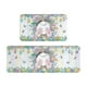 thumbnail image 2 of Set de moquetas para cocina de Pascua - Tapetes absorbentes antideslizantes de 40x60cm y 40x120cm para entrada, puerta, baño y lavandería, 2 of 9