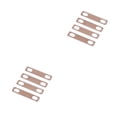 thumbnail image 4 of Wosthever 4 Pieces Brass Neck Wedges Metal 0.2mm Adjust Heightening Shims Connection 0.5mm Replacement Gasket Instrument Parts Accessories Como se muestra 2piezas Wosthever CBP470903, 4 of 6