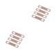 thumbnail image 3 of Eigraketly 4 Pieces Brass Neck Wedges Metal Shims Instrument Gasket Heightening Replacement Accessories Connection 0.2mm 0.5mm Adjust Parts Como se muestra 2piezas Eigraketly CBP470903, 3 of 6