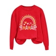 thumbnail image 4 of Jacenvly Hauts pour Femmes Liquidation Hauts Imprimés à la Mode Décontractés Manches Longues Sweat à Capuche Manches Régulières Hauts pour Femmes en Liquidation, 4 of 5