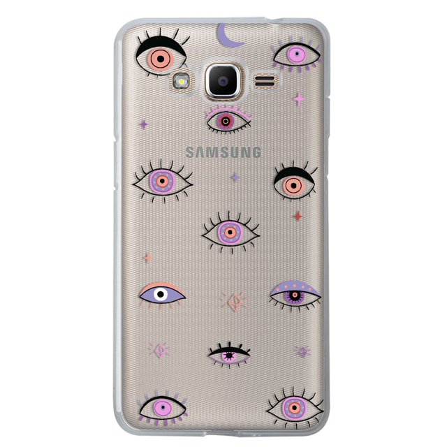 Funda Antigolpes para Galaxy Grand Prime Plus InstaCase Ojo Turco Mistico