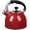 Red, variant on Rorence Whistling Tea Kettle 2.5 Quart Stainless Steel Tea Pot for Stove Top with Capsule Bottom and Heat-Resistant Glass Lid, Red