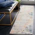 thumbnail image 2 of SAFAVIEH Vogue Jancis Abstract Runner Rug, Ivory/Blue Rust, 2' x 8', 2 of 8