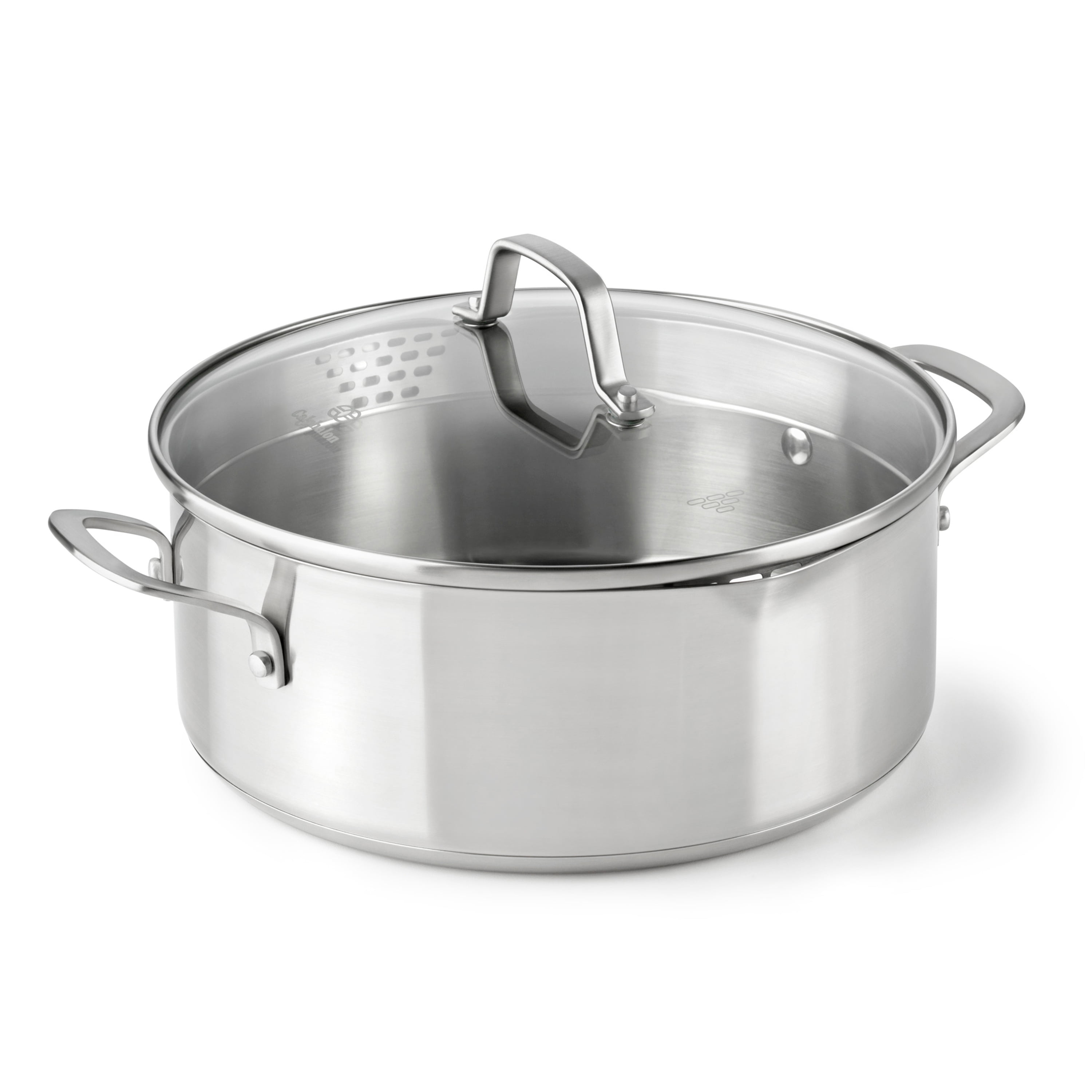 NEW Calphalon Tri-Ply Stainless Steel 5 Qt Dutch Oven 