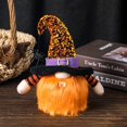 thumbnail image 2 of TheFound Halloween Gnome Light with Sequin Decoration, Handmade Swedish, 2 of 8