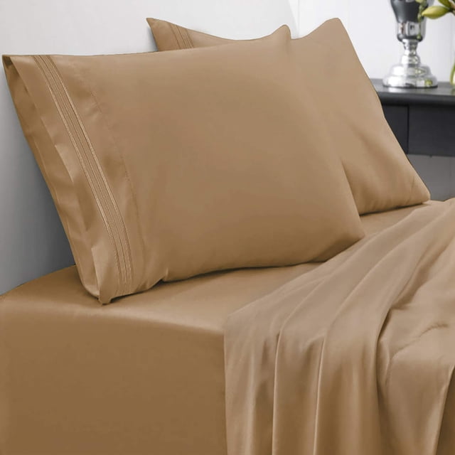 Juego de sábanas Sweet Home Collection, 1800 hilos, doble