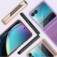thumbnail image 6 of Compatible Motorola Razr Plus Case with Screen Protector 2023,Bling Gold Motorola Razr+ Case 5G,Sparkle Thin Protective Phone Case for Motorola Razr 40 Ultra Case Moto Razr Plus 2023 Case, 6 of 10