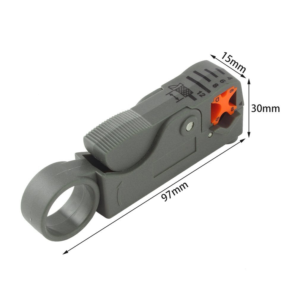 Cable Cutter Wire Stripper Multi-function Tool Rotary Coaxial RG58 RG59 RG6 