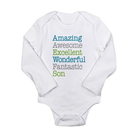 

CafePress - Son Amazing Fantasti - Long Sleeve Infant Bodysuit