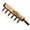 Brown, variant on Ybomd,6 Clips Towel Drying Rack Compact Clothes Hanger For Travel Laundry Dormitory Cruise Hotel Camping Business Trip Bathroom Apartment Socks, 39x19cm