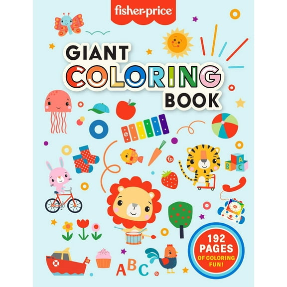 Fisher-Price: Giant Coloring Book, 192 pages (Paperback)