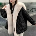 thumbnail image 2 of GERsome Women Thicken Warm Winter Coat Parka Faux Fur Outdoor Overcoat Long Jacket Outwear, 2 of 7