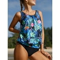 thumbnail image 2 of BIKINX Tankini Swimsuits for Women Plus Size Swimwear Tummy Control Two Piece Bathing Suits, 2 of 6