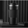 thumbnail image 1 of con aislamiento al vacío, a prueba de derrames con tapa a prueba de fugas, vaso reutilizable de doble pared para mantener el calor y el café helado, té y cerveza Adepaton CQ417-1, 1 of 5