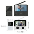 thumbnail image 4 of yingyy ABS Easy Installation Wifi Video Doorbell With Intelligent Visual Capture Two-Way Talk Smart Home white, 4 of 6