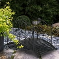 thumbnail image 6 of NovaCraft Metal Garden Bridge for Outdoor, Elegant Decorative Bridge with Powder-Coated Finish and Security Guardrail for Patio Pond Backyard Landscaping (Garden), 6 of 14
