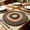 C, variant on 8-Piece Round Woven Placemats, Dining Table Heat Mats, Polyester, eight-piece braided set with mixed gradient look, for kitchen and dining table