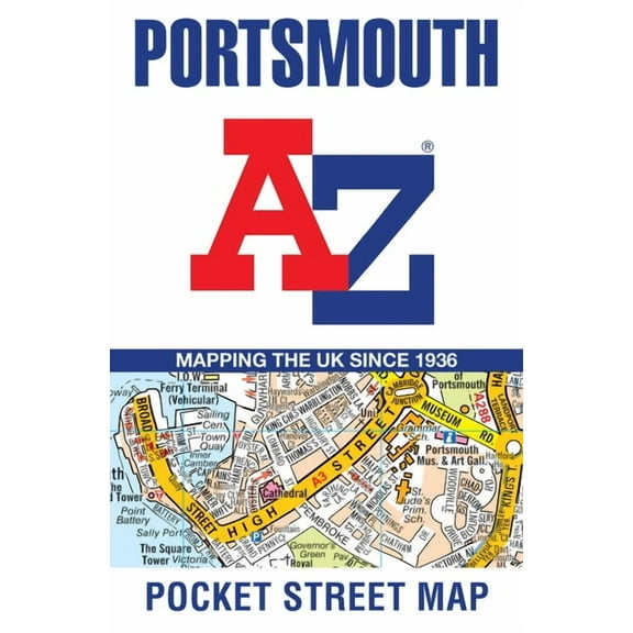 Portsmouth Pocket Street Map, (Hardcover)