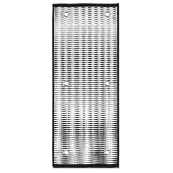 Sun Blocking Heat Insulation Film, Black Trim Thickened Window Shade Cover 39.37x19.69 Inch with Suction Cup UV Reflective Tint Privacy for Home Office Car Sun Protection