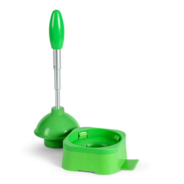 Wonder Plunger , Collapsible Toilet Plunger for bathrooms with Base