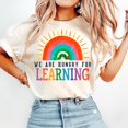 thumbnail image 1 of We Are Hungry For Learning Shirt, Back To School Gift, 1st Day Of School, Funny Teacher Sh - Pepper - S, 1 of 4