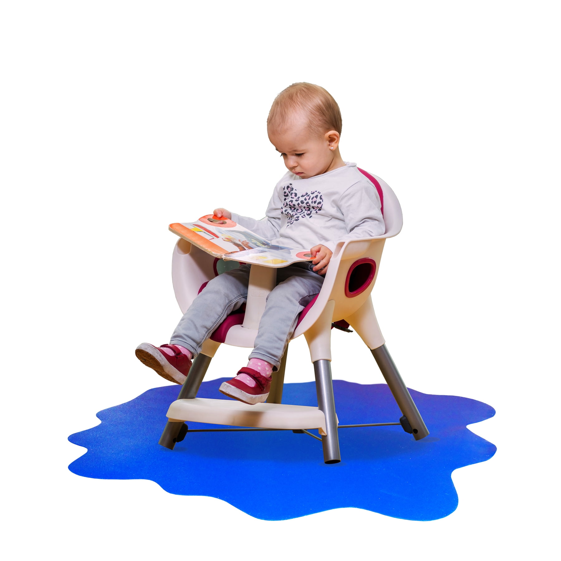 Floortex® Blue Multi-Purpose Mat for Hard Floors - 40" x 40"
