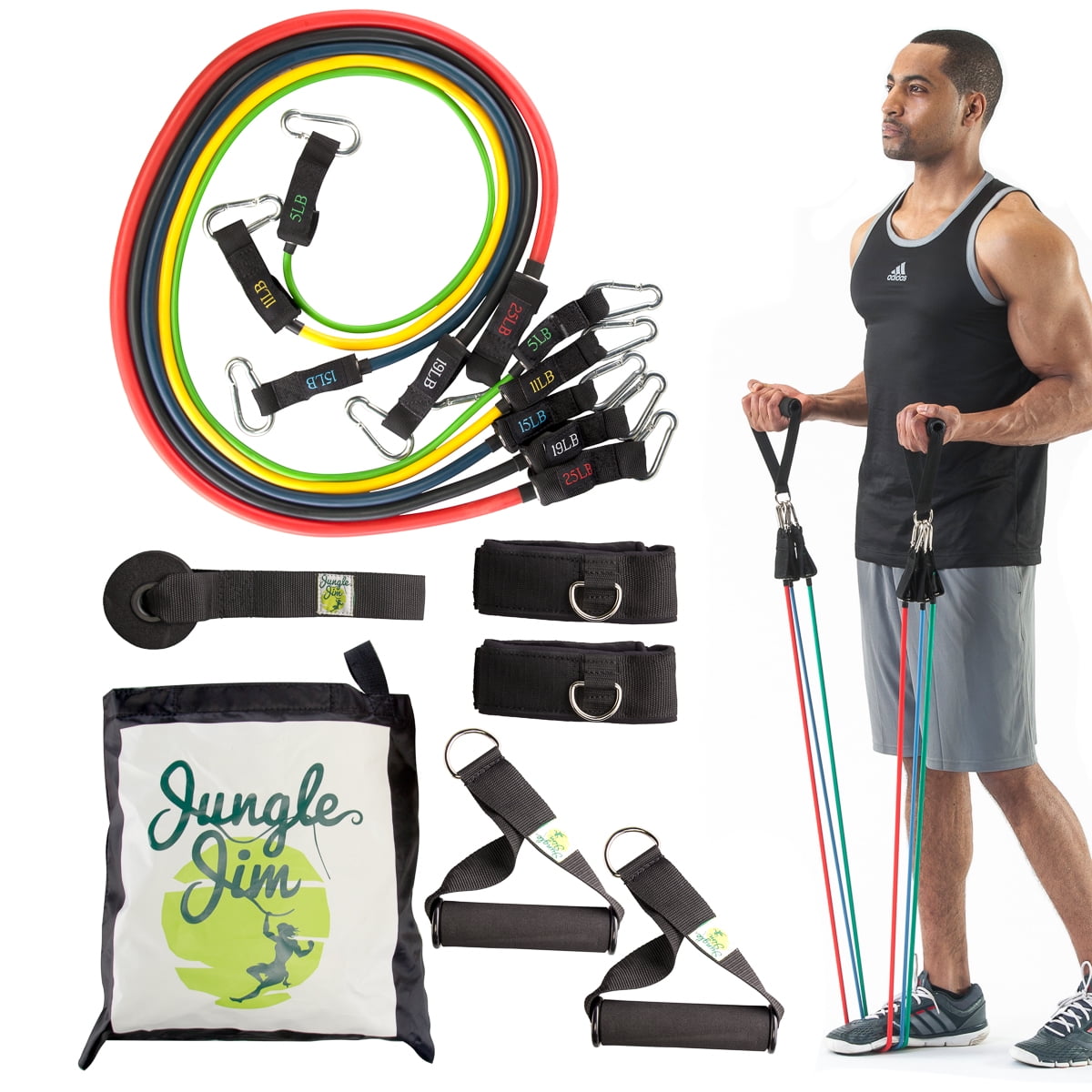 Premium Nylon Material Gym Exercise Tools for Men and Women