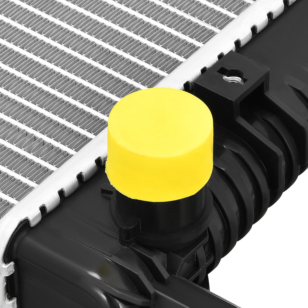 LEDKINGDOMUS Aluminum Radiator for 2014-2018 Jeep Cherokee (Fits L4 2.4L & V6 3.2L) High Cooling Efficiency Leakproof Design