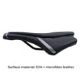 thumbnail image 1 of Nylon Fiber Bicycle Seat with Leather Cover Filled by EVO Material Comfortable Bike Saddle Streamline Bike Seat Soft Bike Cushion Versatile Bicycle Pad for Cycling Cyclist Riding, 1 of 9
