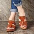 thumbnail image 6 of Utoimkio Wedge Sandals for Women Wide Width Summer Casual Beach Sandals for Women with Arch Support Casual Walking Shoes, 6 of 6