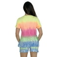 thumbnail image 3 of Just Love Tie Dye Shorts Set for Women Tie Dye Rainbow Short Sleeve (Tie Dye Rainbow Short Sleeve, Large), 3 of 3