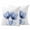 White Light Blue Dark Blue, variant on Light Blue Tulip Outdoor Pillow Covers 16"x16" Set of 2,Waterproof Throw Pillow Covers for Patio Furniture,Farmhouse Abstract Elegant Flowers Decorative Cushion Pillowcases for Garden Couch Sofa