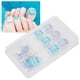 thumbnail image 3 of Uñas De Los Pies Artificiales De Cobertura Completa, Uñas Postizas De Verano, 24 Piezas De Uñas Postizas Para Los Pies, Mujeres Y Niñas, 3 of 7