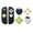 black and white, variant on Handle joystick Cute Button Caps Silicone Thumb Grips Set