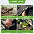 thumbnail image 7 of Shade&Beyond 3'x50'Weed Barrier Landscape Fabric, 2.5OZ Woven Weed Control Fabric, Weed Blocker Mat, Easy Setup, Durable Gardening Fabric for Driveway Ground Cover, Black, 7 of 7