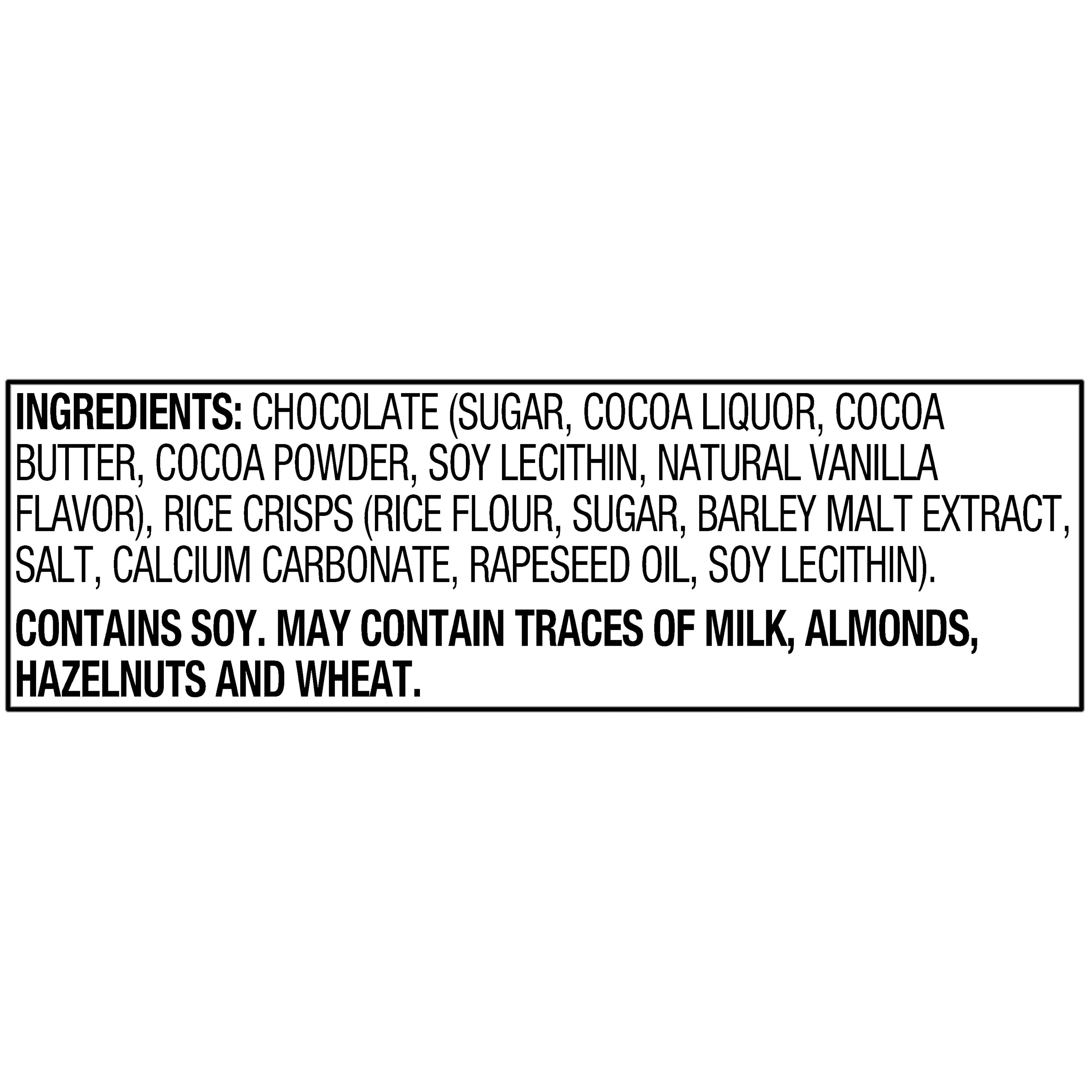 bettergoods Premium Belgian Dark Chocolate Thins with Crispy Rice Puffs, 4.4 oz