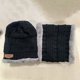 thumbnail image 4 of Sombreros de invierno para hombre, cálidos, de color liso, de terciopelo grueso, con bufanda y cuello, conjunto de dos piezas, sombrero acrílico para hombre, 4 of 4