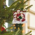 thumbnail image 4 of Decoraciones de Árbol de Navidad Personalizado Familia Bebé Lectura Colgante Conmemorativo, Bucle de Metal para Bolso de Coche Sala de Estar Árbol Puerta Pared Corona Patio, Escribir Nombre Y Mensaje, 4 of 5