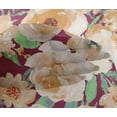 thumbnail image 4 of oneOone Viscose Chiffon Fabric Watercolor Leaves & Peony Floral Print Fabric BTY 42 Inch Wide, 4 of 4