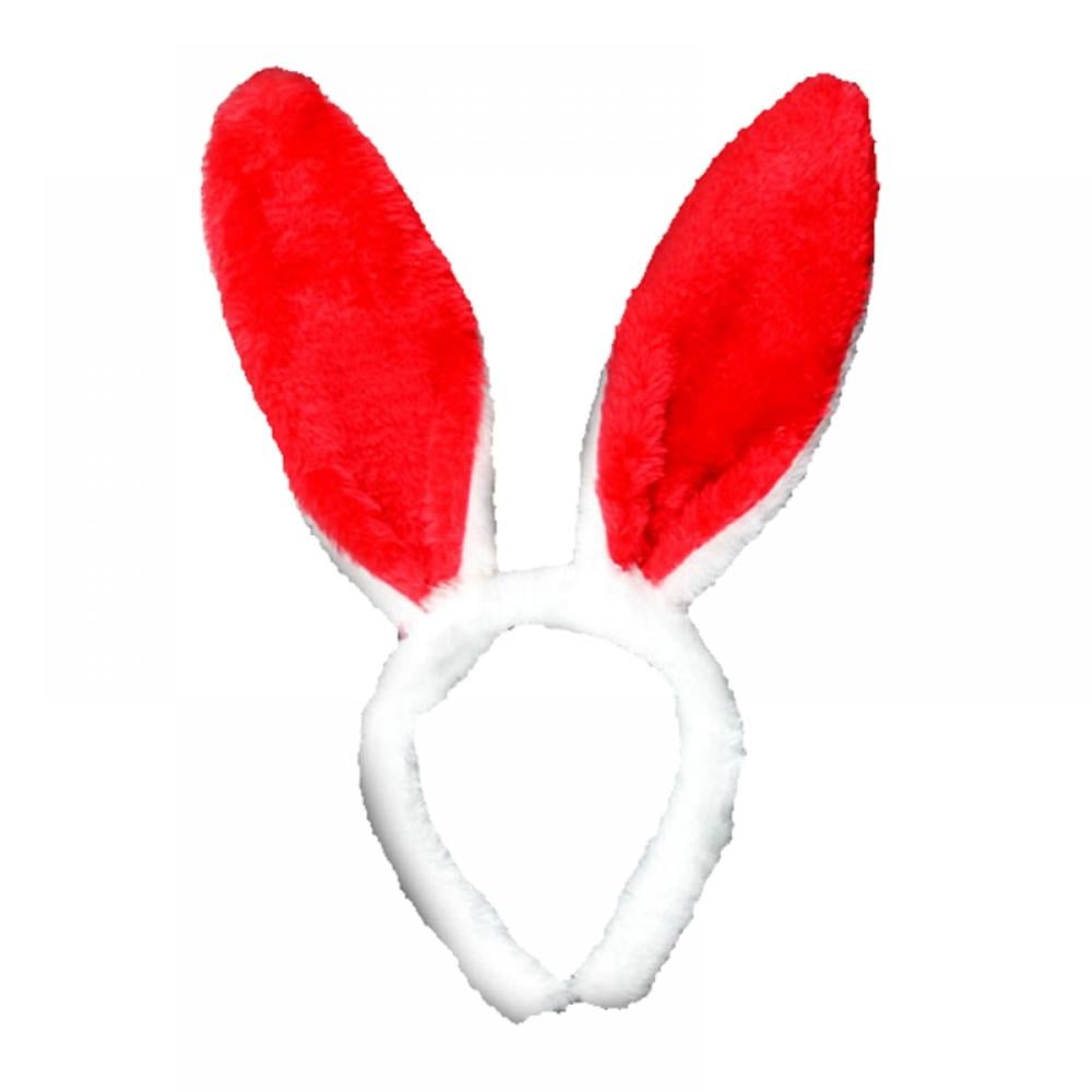 Cute Soft Touch Bunny Ears Headband Christmas Rabbit Ears Headband Gift for Children Kids Girls Blue 