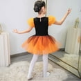 thumbnail image 3 of Halloween Costume w/Headband Witch Ballerina Tutu Dress Fancy Outfits for Little Girls 2-3T, 3 of 7