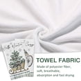 thumbnail image 4 of Hello Winter Bike Sleigh Kitchen Dish Towels Set of 2, Get Cozy Bicycle Christmas Tree Berry Hand Towels Drying Baking Cooking Cloth, Plaid Bow Holiday Farmhouse Home Kitchen Decor 18x26 Inch, 4 of 6