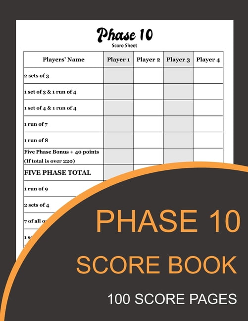 Printable phase 10 scorecard carbonpol Printable phase 10 scorecard carbonpol