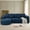 Blue Left Facing Chaise, variant on Daluvenix 104” Modular Sectional Sofa Cloud Sectional Couch with Deep Seat Modern Modular L-Shape Sofa Couch with Chaise Upholstered Couches for Living Room Bedroom